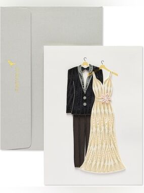 🆕Papyrus Hand-Quilled Paper Wedding Congratulations Greeting Card